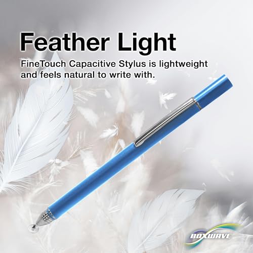 BoxWave Stylus Pen Compatible with LG Gram (14Z970) - FineTouch Capacitive Stylus, Super Precise Stylus Pen - Lunar Blue