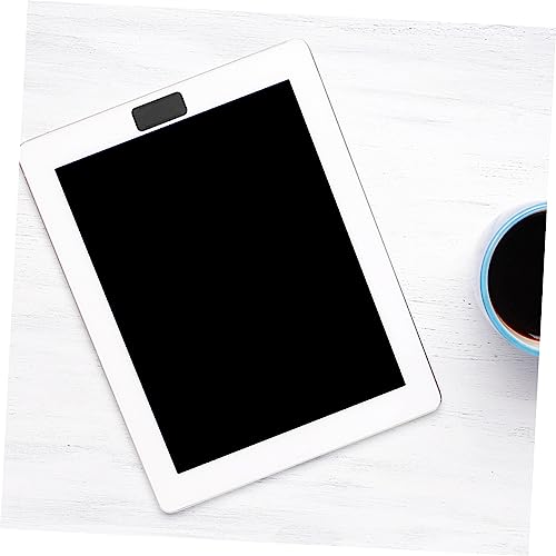 2pcs Webcam Cover Slide Self-Adhesive Privacy Protector for Laptop and Mobile Devices Ultra-Thin Design for Enhanced Security Black Square Shape