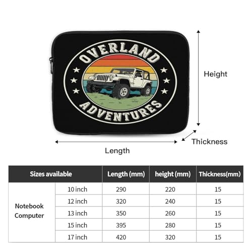 Laptop Sleeve Case 15 inch, Adventures Shockproof Protective Briefcase Computer Bag, Portable Notebook Laptop Cover for MacBook, HP, ASUS, Dell, Lenovo, Acer - size: 15 Incn