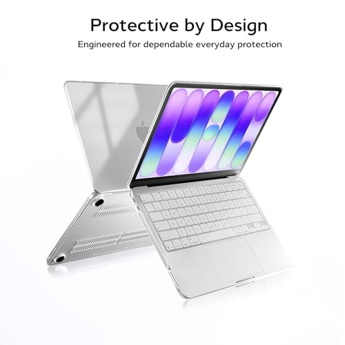 for MacBook Neo 13 inch Case 2026 A3404, Crystal Clear | 3-in-1 Scratch-Resistant Protection Hard Shell Case with Keyboard Cover & Screen Protector, Slim Lightweight for Mac Neo Case - color: Crystal Clear