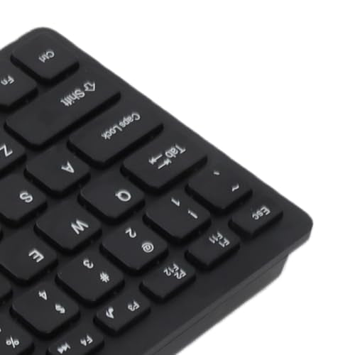 Dioche Small Wired Keyboard, Small Keyboard Ultra Thin Mini USB Wired Keyboard with 78 Keys Keyboards Wired Keyboard for Desktop Computer Laptop PC (Black)