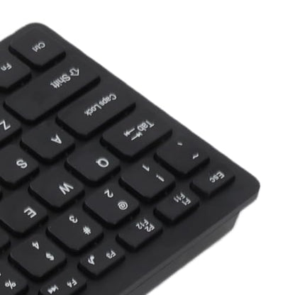 Dioche Small Wired Keyboard, Small Keyboard Ultra Thin Mini USB Wired Keyboard with 78 Keys Keyboards Wired Keyboard for Desktop Computer Laptop PC (Black)