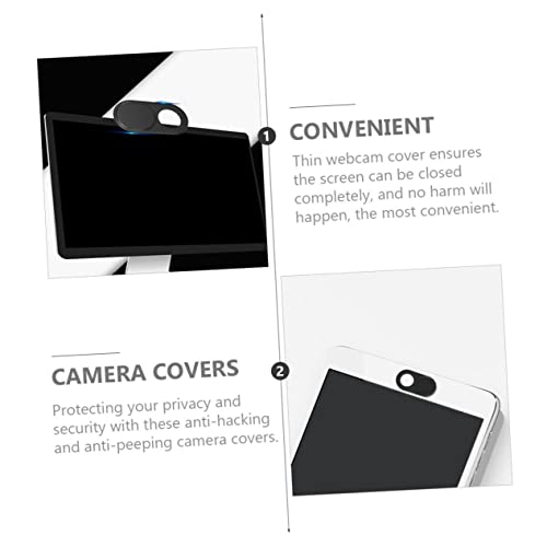 NUOBESTY 3pcs Camera Cover Privacy Protector Metal Webcam Covers for Laptop Tablet Desktop Peeping Slider for Personal Security