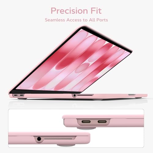 B BELK for MacBook Neo Case 13 inch 2026 Release Model A3404, Baby Pink | Scratch Resistant Protective Matte Hard Shell for Mac Neo Case with Keyboard Cover & Screen Protector, Lightweight, Snap-On - color: Rose Quartz