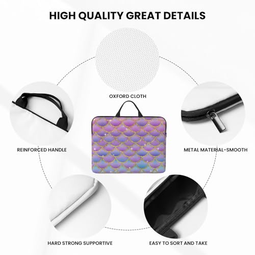 Laptop Case 14 Inch, Soft Shockproof Laptop Sleeve with Handle, Protective Bag - color: Pattern (666)