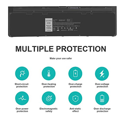 Futurebatt WD52H Replacement Battery Compatible with Dell Latitude E7240 E7250 GVD76 WD52H KWFFN J31N7 NCVF0 W57CV VFV59 HJ8KP 451-BBFX 451-BBFY 451-BBFV 451-BBFT - size: E7240 12.4 4.1 0.7 in