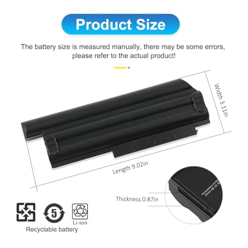 ETESBAY 94Wh X230 42T4899 42T4900 42T4942 42T4872 42T4865 | 42T4866 for Lenovo Thinkpad X230I X220 X220I X220S 45N1029 45N1028 45N1172 45N1022 44++ 11.1V