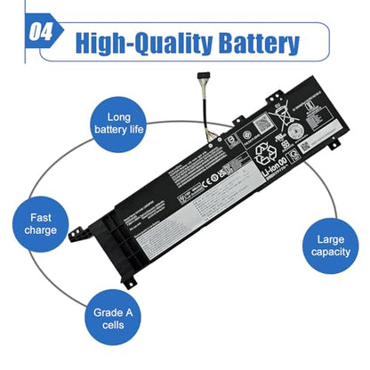 38Wh L22C2PG2 Laptop Battery Replacement for Lenovo V14 G4 AMN IAN V15 G4 AMN Series L22M2PG2 L22B2PG2 L22D2PG2 5B11K24747 SB11K24748 5B11N56339 5B11K24752 SB11K24750 7.68V - size: 9.68*2.76*0.26 inch L22C2PG2