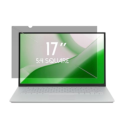 17 Inch Laptop Privacy Screen Shield for 5:4 Display - Anti Glare Computer Privacy Screen Cover | Blue Light Blocking Screen Protector | Scratch Resistant UV Filter | Attachment Type - size: 17 Inch (Diagonal) SQUARE - 5:4