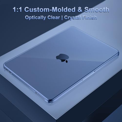 MOSISO Compatible with MacBook Neo Case 13 inch 2026 A3404 A18 Pro Chip | 4 in 1 Kit Precision Fit Crack & Scratch Resistant Protective Hard Shell Case Cover, Crystal Indigo - color: Crystal Indigo