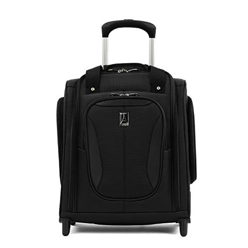 Travelpro Tourlite Softside Lightweight Rolling Underseat Compact Carry-On Upright 2 Wheel Bag, Men and Women, Black, 15-Inch - color: Black
