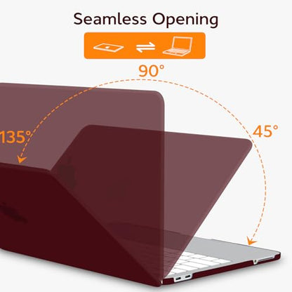 B BELK for MacBook Neo Case 13 inch 2026 Release Model A3404, Burgundy | Scratch Resistant Protective Matte Hard Shell for Mac Neo Case with Keyboard Cover & Screen Protector, Lightweight, Snap-On - color: Burgundy