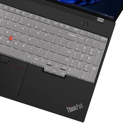 Keyboard Cover for Lenovo ThinkPad E16 L16 P16 P16v T16 P16s (Gen 3/Gen 2/Gen 1) 16 inch, Thinkpad L15 Gen 4/3 15.6 inch (Not Fit Thinkpad Z16,L15 Gen 2/1)-TPU - color: TPU