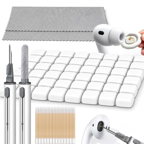 MOLOPPO Cleaning Putty, Cleaner Kit for Airpods, Phone Cleaning Kit, White | Remove Ear Wax & Dirt & Gunk from Device's Small Crevices, for Airpods Charging Case/Headphones/Electronics - color: B2-White