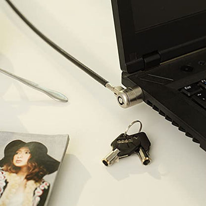 Laptop Cable Lock Hardware Security Cable Lock Anti Theft Combination Lock for iPad Tablet Laptop MacBook and All Other Notebooks and Tablets - color: Computer lock B