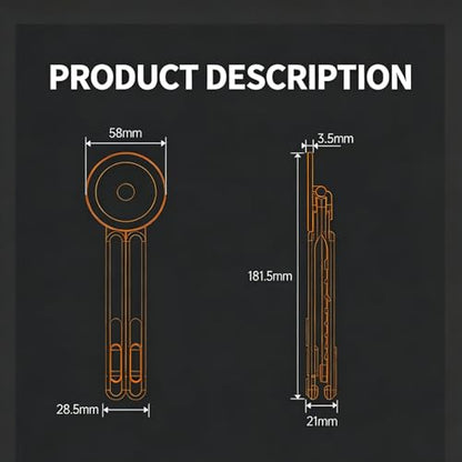 Foldable Laptop Stand, Portable Travel Workstation, Aerospace-Grade Aluminum, Multi-Purpose for Laptop, Tablet and Phone, Stepless Angle Adjustment