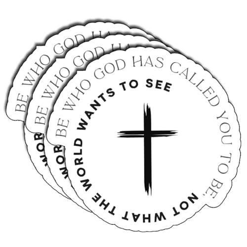 (3Pcs) Be Who God Has Called You to Be Christian Stickers Waterproof Vinyl Decals Religious Faith Based Bible Verse Stickers for Laptop Water Bottle Tumbler Christian Gifts - color: Be Who God Has Called You to Be