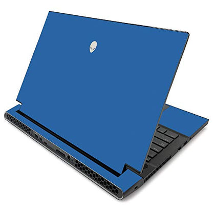 MightySkins Skin for Alienware m17 R2 (2019) - Solid Blue | Protective, Durable, and Unique Vinyl Decal wrap Cover | Easy to Apply, Remove, and Change Styles | Made in The USA - color: Blue