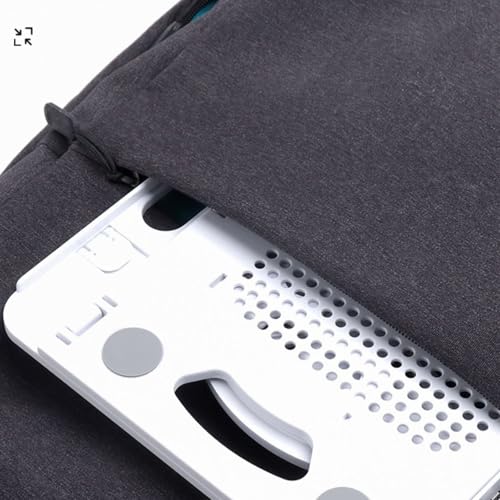 360 Degree Rotation Portable Desktop Bracket Foldable Laptop Tablets Holder for Ergonomic Adjustable Stand Portable Stand - color: Black