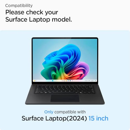 Spigen Tempered Glass Screen Protector [GlasTR Slim] Designed for New Surface Laptop 15 inch [9H Hardness] - size: 15 inch