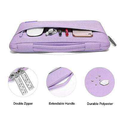 MOSISO Compatible with MacBook Air 13 inch Case M5 2026 M4 2025 M3 M2 2024-2022 A3449 A3240 A3113 A2681,Hard Shell&Sleeve Bag&Keyboard Skin&Webcam Cover&ScreenFilm for MacBook Air 13.6, Purple - color: Purple