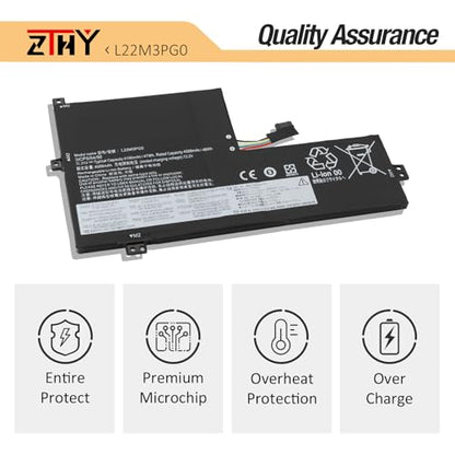 L22M3PG0 Battery Replacement for Lenovo 100e 300e 500e Yoga Chromebook Gen4 | IdeaPad Flex 3 Chrome 12IAN8, IdeaPad Slim 3 Chrome 14M868 Laptop L22B3PG0 L22D3PG0 L22X3PG0 L22C3PG0 Battery 11.31V 47Wh - size: 8.54*5.00*0.19 inch L22B3PG0