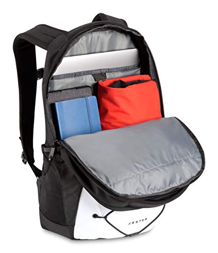 THE NORTH FACE Jester Laptop Backpack, TNF White/TNF Black, One Size - color: Tnf White/Tnf Black, size: One Size