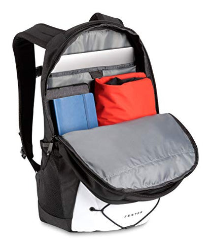 THE NORTH FACE Jester Laptop Backpack, TNF White/TNF Black, One Size - color: Tnf White/Tnf Black, size: One Size