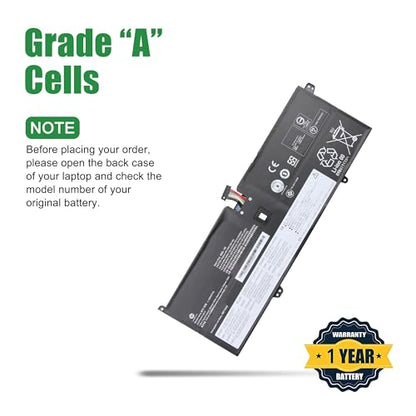 L18M4PH0 Laptop Battery Replacement for Lenovo IdeaPad Yoga C940-14IIL Series Notebook 5B10T11585 5B10W67374 L18C4PH0 5B10W67180 5B10T11586 Black 7.68V 60Wh 7820mAh - size: 11.2*4.3*1.0inch L18M4PH0