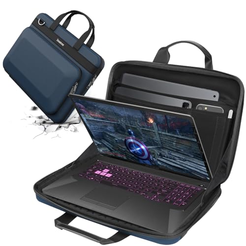 Smatree Heavy Duty Hard Case for 18 inch HP/Alienware/ASUS/Acer/MSI | for 18 inch Alienware 18/m18,ASUS ROG Strix G18/Scar18 2025/2024,Acer Predator Helios 18/Neo 18,Raider 18HX,HP OMEN 17,Blue - color: Blue-18 Inch