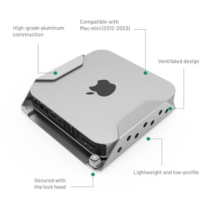 Compulocks Mac Mini Security Mount Silver - size: Mini Security Mount