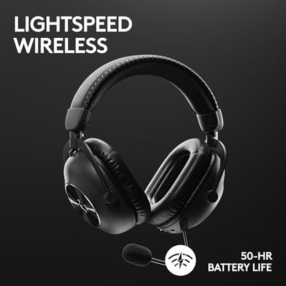 Logitech G Pro X Superlight 2 Lightspeed Wireless Gaming Mouse + G Pro X 2 Wireless Gaming Headset Bundle - Black - color: Black, size: Classic, style: Mouse + Headset