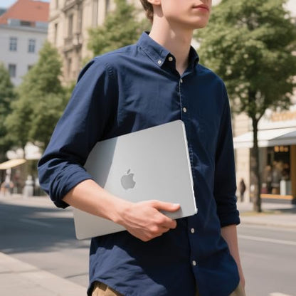 BlueSwan for MacBook Air 13 inch Case, M5 M4 M3 M2 2026-2022 Laptop Cover | 100% Match Official Color, Matte Grippy Texture, Scratch Resistant, Easy to Snap on, Air 13.6 Protective Hard Shell - color: Matte Clear