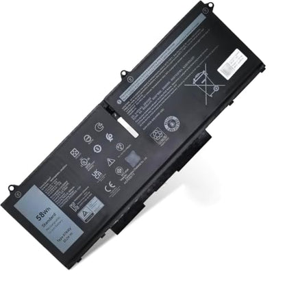 58Wh 07KRV Laptop Battery Replace for Dell Latitude 5430 5530 Precision 3570 P104F P104F005 P104F006 P137G P137G004 P137G005 P137G006 Series Laptop O7KRV 4FVJG Y86WG 8WRCR 078FWY H4PVC 15.2V - size: 9.73*3.74*0.19 inch 07KRV