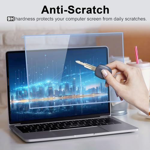 15.6 Inch Blue Light Screen Protector Panel, Eye Protection Anti-Scratch Blue Light Screen Filter for 15.6" with 16:9 Aspect Ratio Laptop, HD Not Anti-Glare