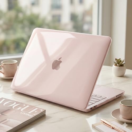 Batianda CrystalAir Case for MacBook Neo 13 Inch 2026, Crystal Blush | 4-in-1 Bundle Ultra Clear Slim Hard Shell, Lightweight Everyday Protection for MacBook Neo 13 Inch 2026 Model A3404 - color: Crystal Blush
