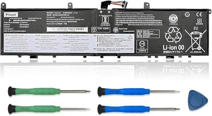 L17C4P72 Laptop Battery,15.36V 80Wh 5235mAh Compatible with Lenovo ThinkPad X1 Extreme 1st Gen/2nd Gen ThinkPad P1 1st Gen/2nd Gen Series L17M4P72 01AY968 01AY969 L18M4P71 01YU911 5B10V98091 - size: 12.4*3.15*0.28 inch L17C4P72