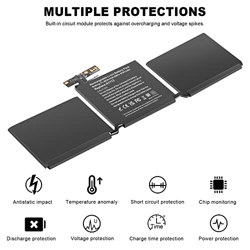 Fancy Buying Battery A1713 A2171 for MacBook Pro 13 Inch A2159 (2019) A2289 (2020) A2338 (2020), A1708 Late 2016 Mid 2017 (EMC 2978 3164), MPXQ2LL/A MLL42LL/A MLUQ2LL/A MPXR2LL/A MPXU2LL/A MPXT2LL/A - size: 11.34*3.29*0.18inch