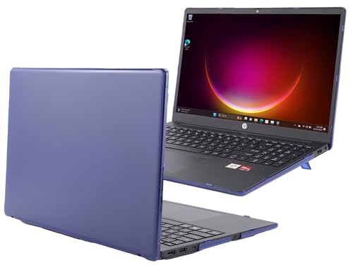 mCover Case Compatible ONLY for 2023-2024 15.6-inch HP Laptop 15-FCxxxx / 15-FDxxxx Series Windows Notebook PC (NOT Fitting Any Other HP Laptop Models) - Blue - color: Blue