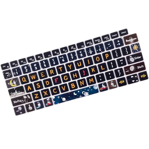 Silicone Keyboard Cover Skin for Dell Latitude 3000 3340 13.3"(2023)/ 5320 5330 5340 5350 13.3"/ 7320 7330 7340 7350,Space Man - color: Space Man