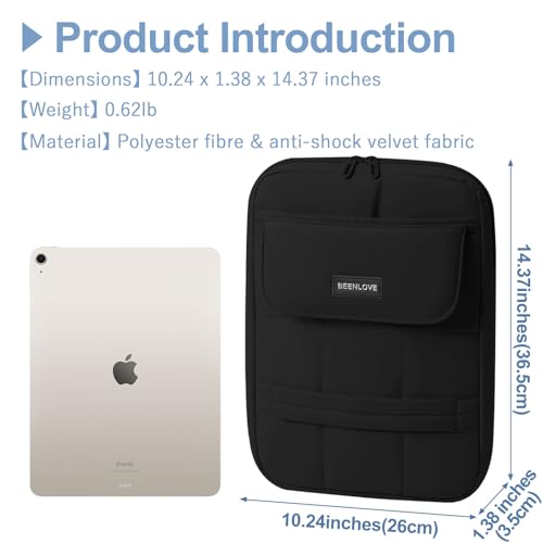 Laptop Bag 13-14 Inch, 360° Protective Puffy Laptop Sleeve, Laptop Case Compatible with MacBook Air 13.6 M5 M4 M3 M2 M1/Neo/Pro 13/14,HP Dell ASUS Lenovo, Black | 14.37"x10.24"x1.38" - color: Black