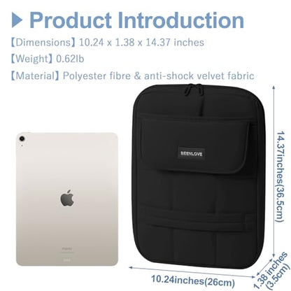 Laptop Bag 13-14 Inch, 360° Protective Puffy Laptop Sleeve, Laptop Case Compatible with MacBook Air 13.6 M5 M4 M3 M2 M1/Neo/Pro 13/14,HP Dell ASUS Lenovo, Black | 14.37"x10.24"x1.38" - color: Black