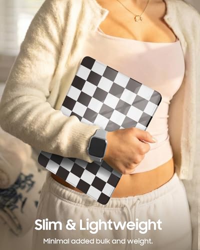 Fintie Case for MacBook Neo 13 Inch with Keyboard Skin & Screen Protector | 2026 A3404, Snap-On Design, Slim Fit, Hard Shell Cover, Checkered - color: Checkered