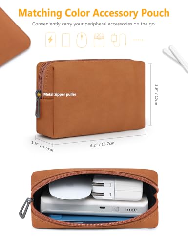 HYZUO 13 Inch Laptop Sleeve PC Case for MacBook Pro 13 M2 M1 2026-2016, 13" MacBook Neo 2026 A3404, MacBook Air 13 M5 A3449 M4 M3 M2 M1 2026-2018, 13" iPad Pro/Air, Surface Pro, XPS 13, Brown - color: Brown, size: 13 Inch