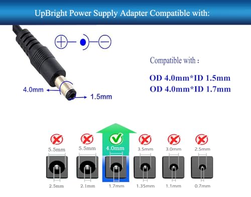 UpBright 12V 1A AC/DC Adapter Compatible with LG BP135 BPM55 BP255 BPM25 BP325 BP350 BP155 BP300 BP250 BP450 BP145 BP125 P DP372D DP373D DP375TV DP375R DP-1300T DVD WA-12M12FU WA-12M12FG Power Supply