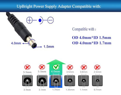 UpBright 12V 1A AC/DC Adapter Compatible with LG BP135 BPM55 BP255 BPM25 BP325 BP350 BP155 BP300 BP250 BP450 BP145 BP125 P DP372D DP373D DP375TV DP375R DP-1300T DVD WA-12M12FU WA-12M12FG Power Supply
