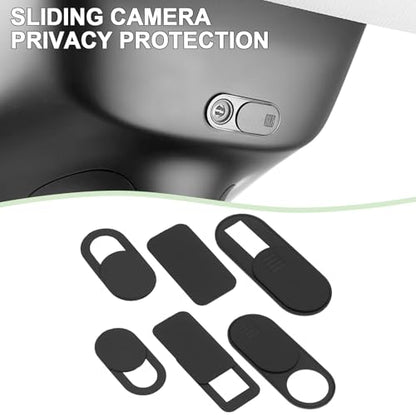 ECSiNG 18PCS Webcam Camera Cover Slider Webcam Cover Blocker for Laptop Camera Phone Tablet Desktop Computer Smart Phone Sliding Type Cover