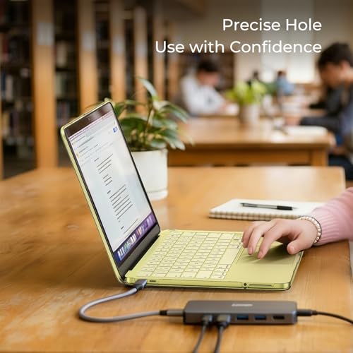 EooCoo for MacBook Neo Case 13 inch 2026, Scratch Resistant, Crystal Citrus | 4 in 1 Kit, Durable, Easy Snap-On, Stays New, Model A3404 (A18 Pro Chip) - color: Crystal Citrus