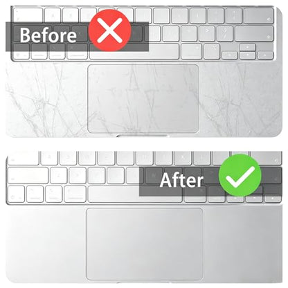 Palm Rest Skin for 2026 MacBook Neo 13 inch Laptop with A18 Pro Chip A3404, MacBook Neo Accessories Wrist Rest Protective Skin Cover Scratch Resistant(Silver) - color: MacBook Neo 13（Silver）