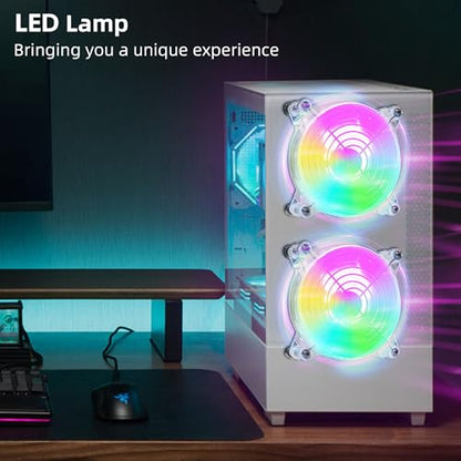 2PACK 4.72" 120mm 5V USB LED Fans with Magnetic Screws Small Cooling Fans | with Vibrant Lighting and Portable USB Powered, for Mini PC Router Cabinet Server A/V Equipment Play Station Ventilation - size: 240mm